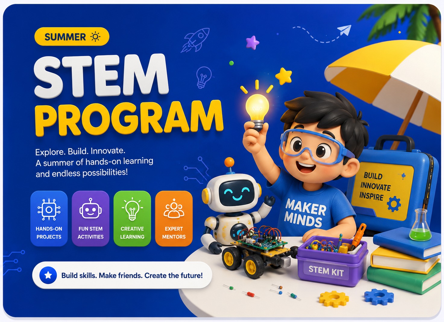 Summer STEM program activities